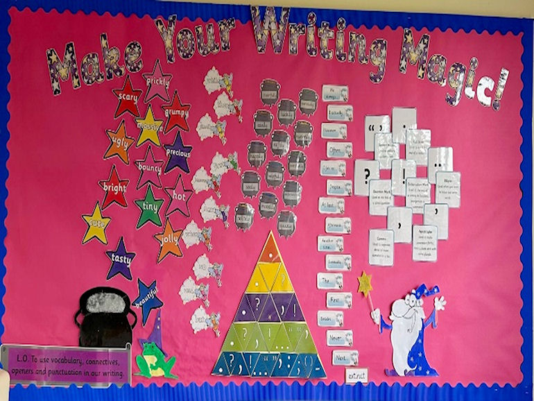 Make Your Writing Magic classroom display